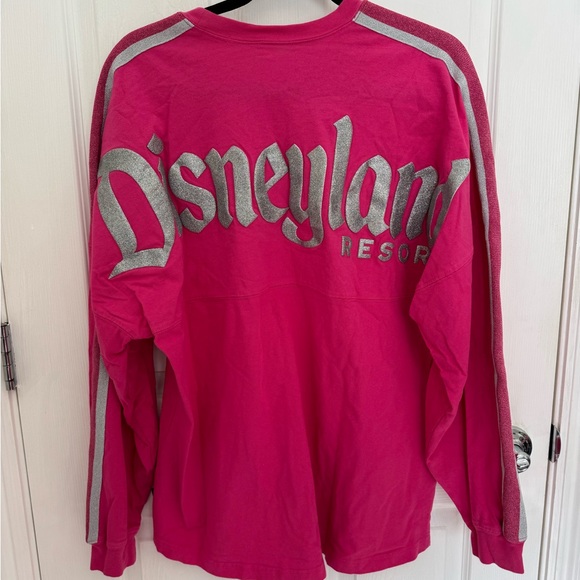 Disney Parks Pink Long Sleeve Shirt with Silver Accents - Picture 4 of 4